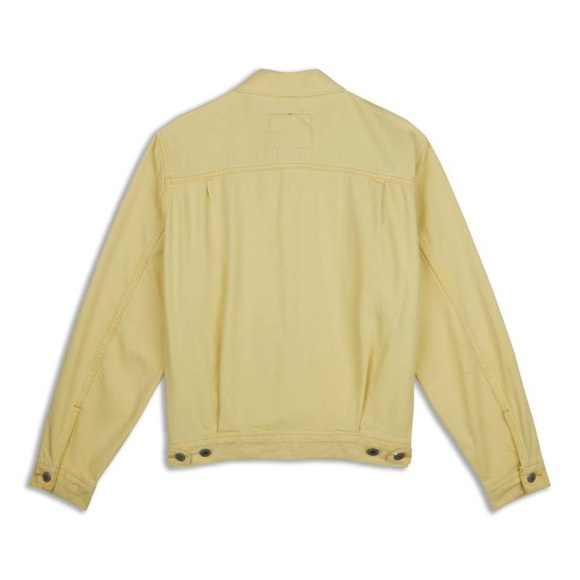 Levi's Men's Light Yellow Denim Jacket Brand New sz Large - Picture 2 of 8